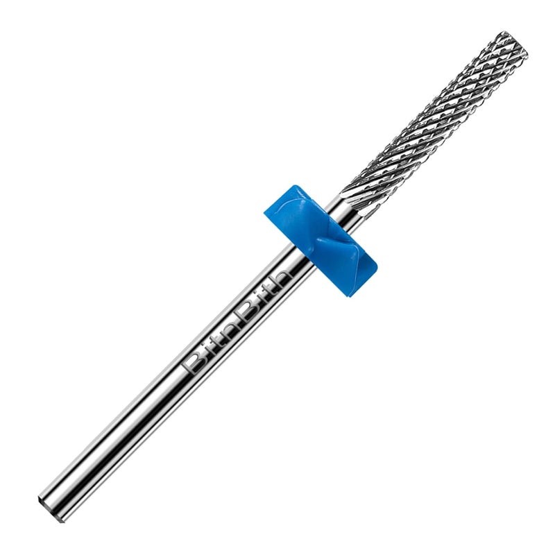 BitnBith Nail Drill Bit Cuticle Professional Safety Nail Bit Tungsten Carbide Drill Bit 3/32",for Nail Prepare Nail Bed File Dead Skin Cleaning,Manicure 2-Way Rotate Nail Home Salon Supply,Medium - Image 1
